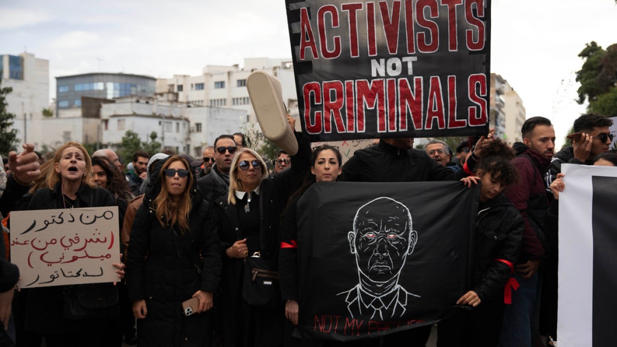 ‘Enough repression’: Thousands of Tunisians protest against Kais Saied