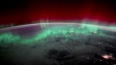 Nasa astronaut films Northern Lights from space