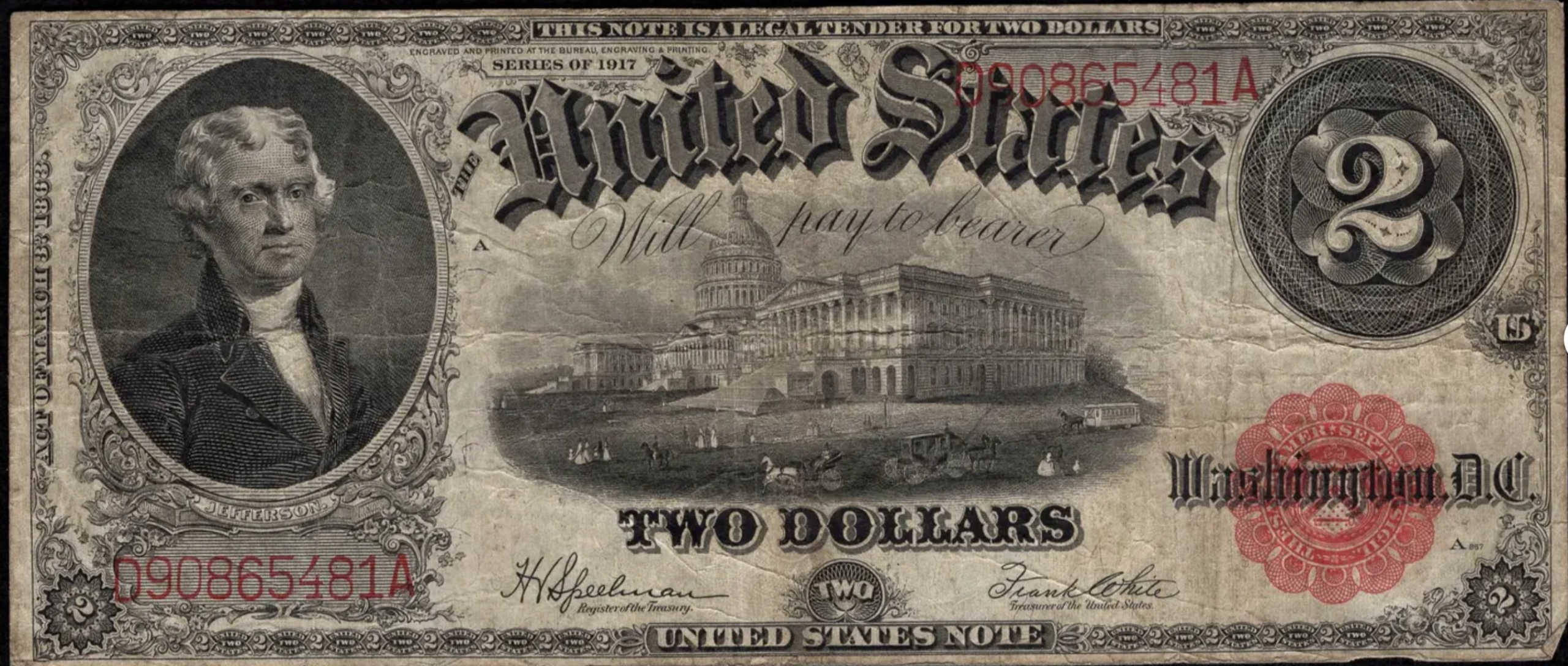 Two-Dollar Bills Unlucky?