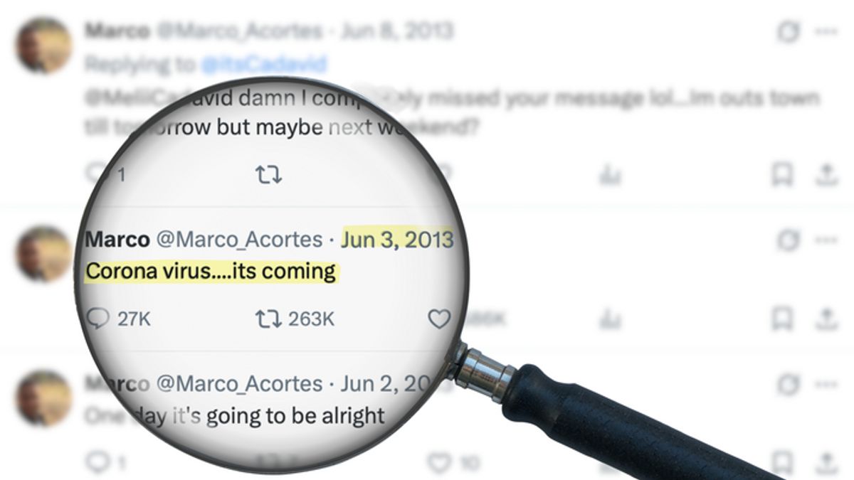 X user posted about ‘Corona virus’ in 2013, but there’s no reason to believe post was about COVID-19