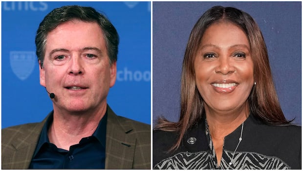 Criminal cases against ex-FBI director Comey, Letitia James dismissed in blow to Trump administration