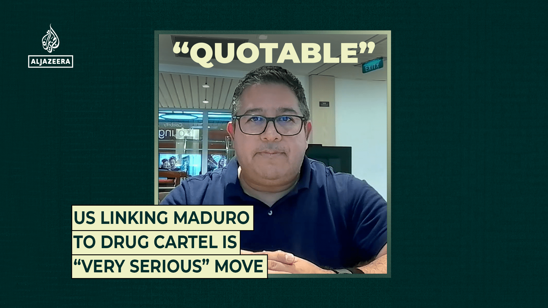US linking Maduro to drug cartel is “very serious” move