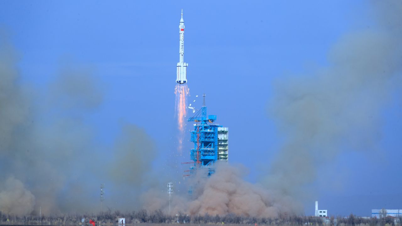Marooned no more! Stranded Chinese astronauts finally have a way home following launch of unmanned ‘lifeboat’