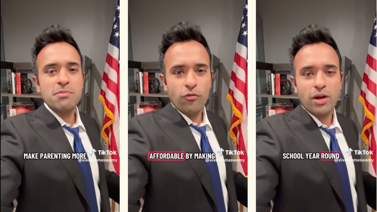 Real video shows Vivek Ramaswamy proposing year-round school for kids in Ohio?