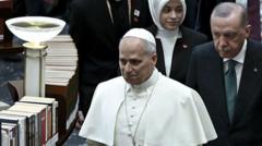Pope Leo on first foreign trip says future of humanity at stake from conflict