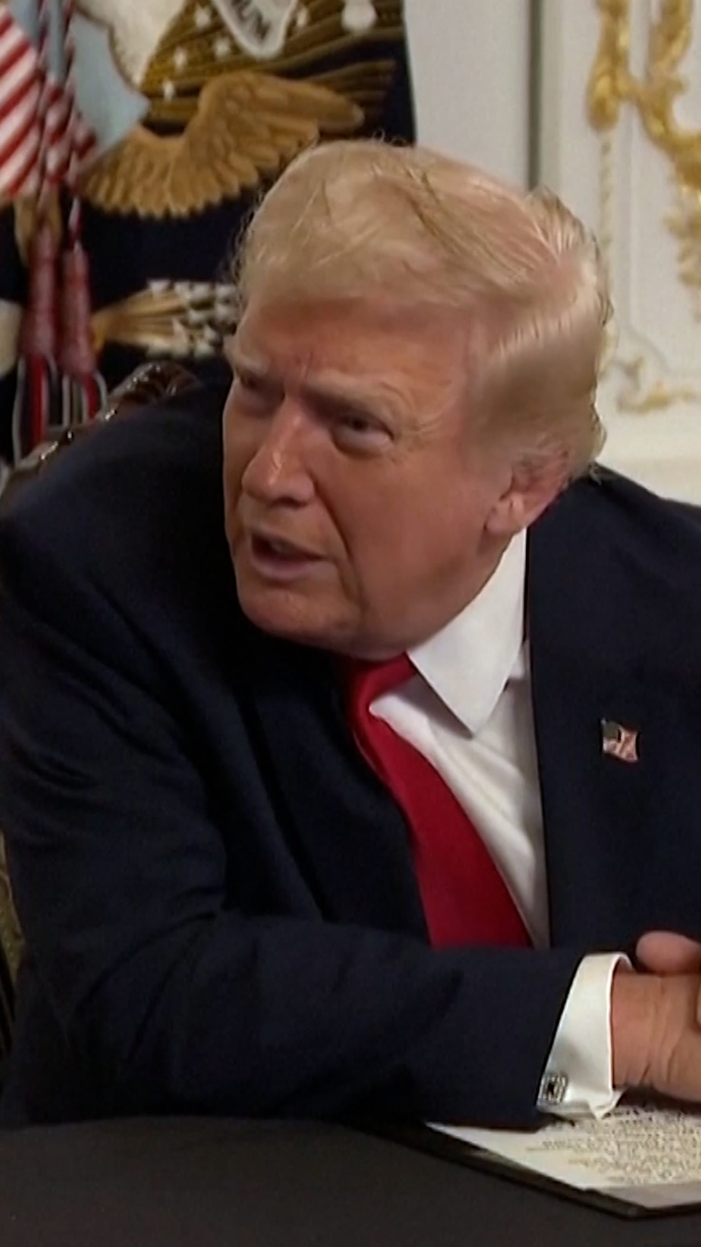 Trump confronts reporter over question on DC shooter