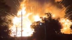 Watch: Moment huge fireball destroys Sydney waste facility