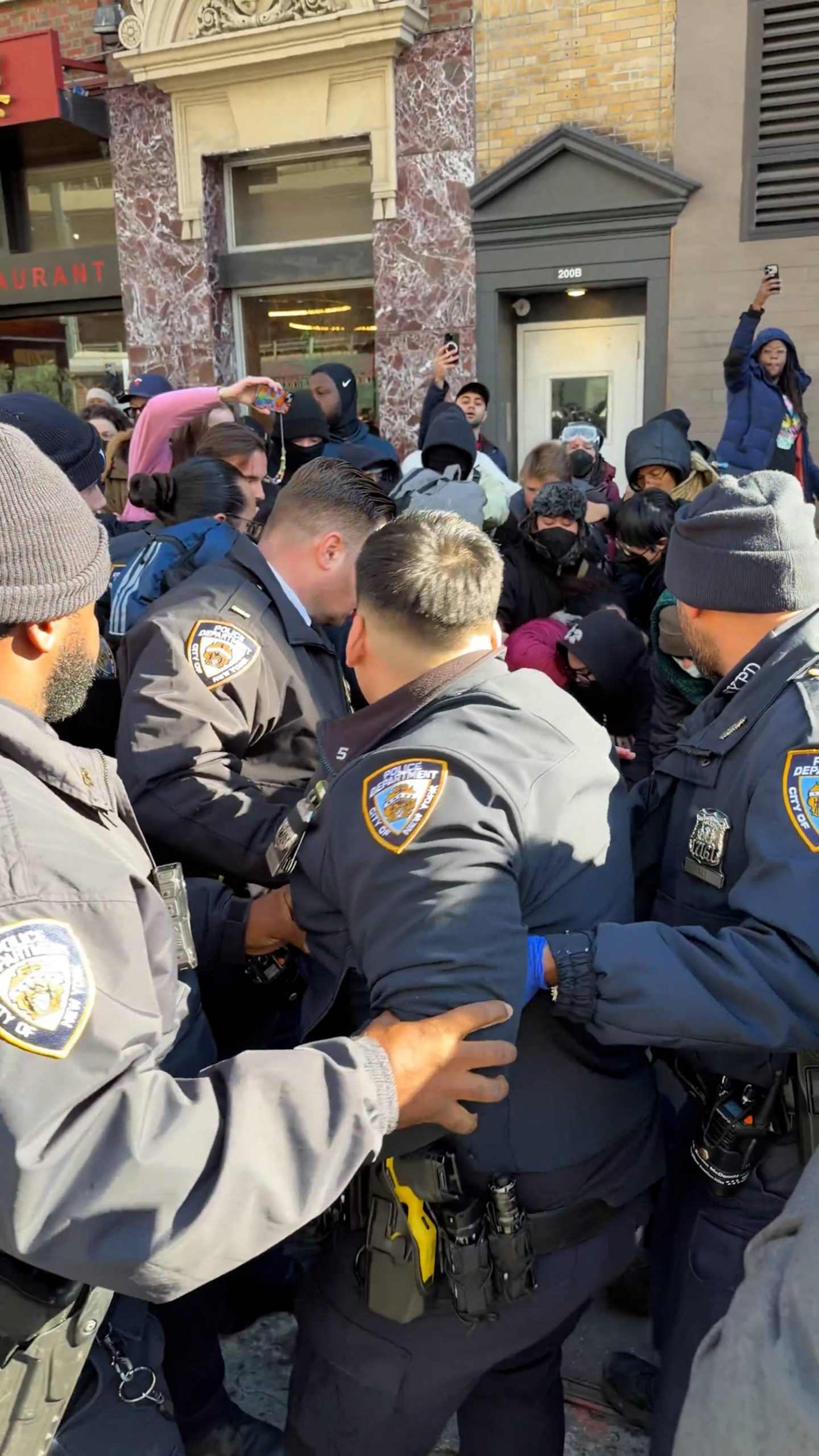 People arrested during anti-ICE demonstration in NYC