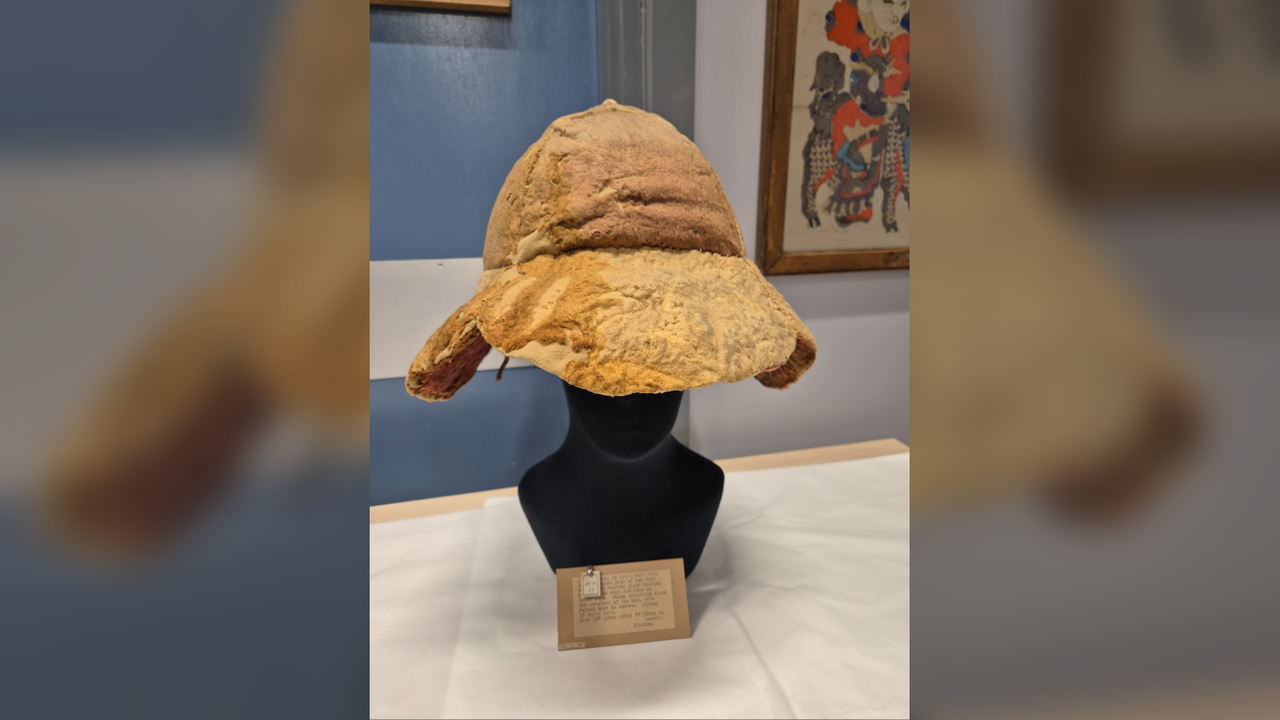 Roman sun hat: A ‘very rare’ 1,600-year-old brimmed cap that may have protected a Roman soldier from Egyptian sandstorms