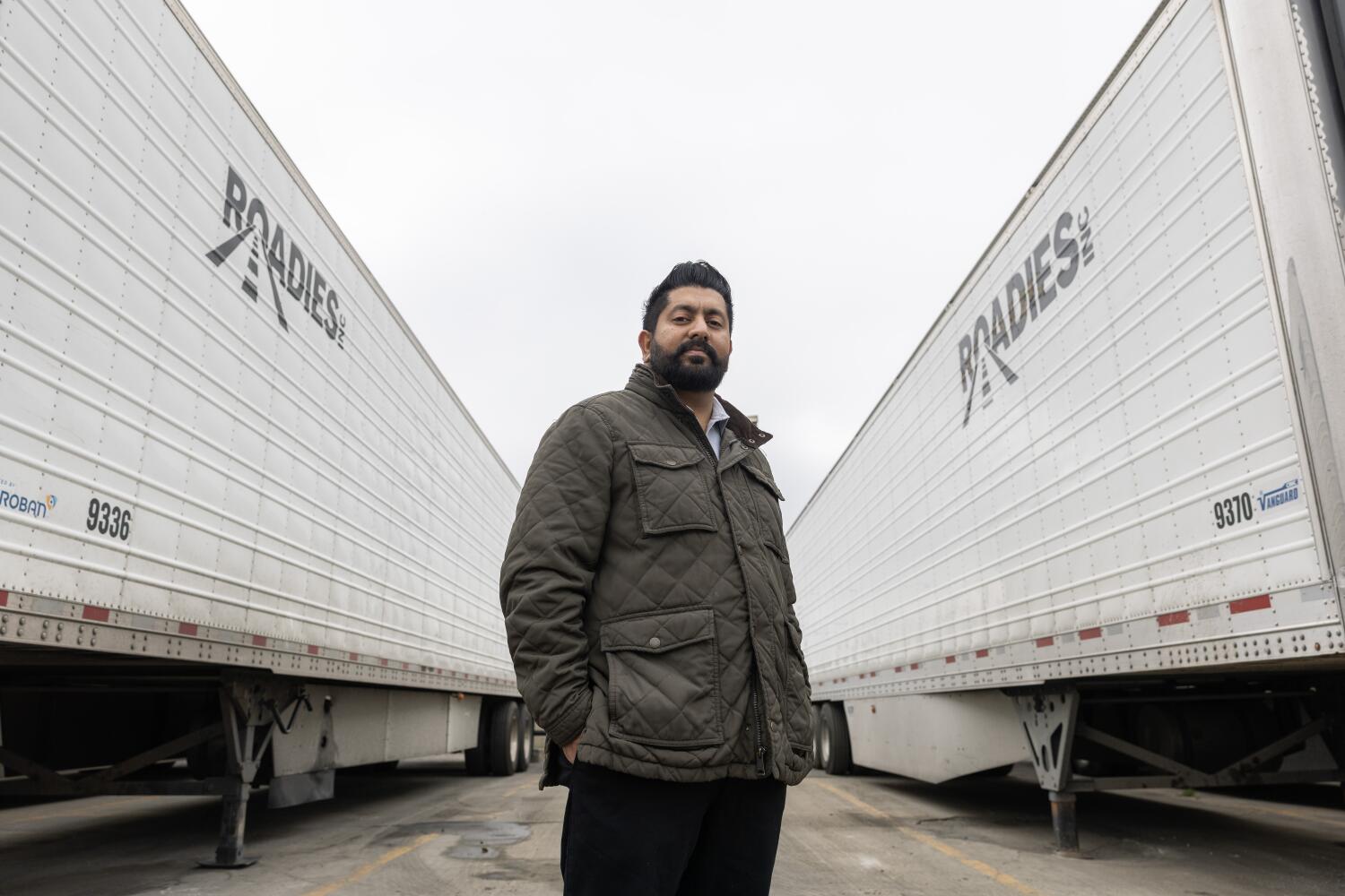 Why are California’s Indian truck drivers disappearing during the holiday rush?