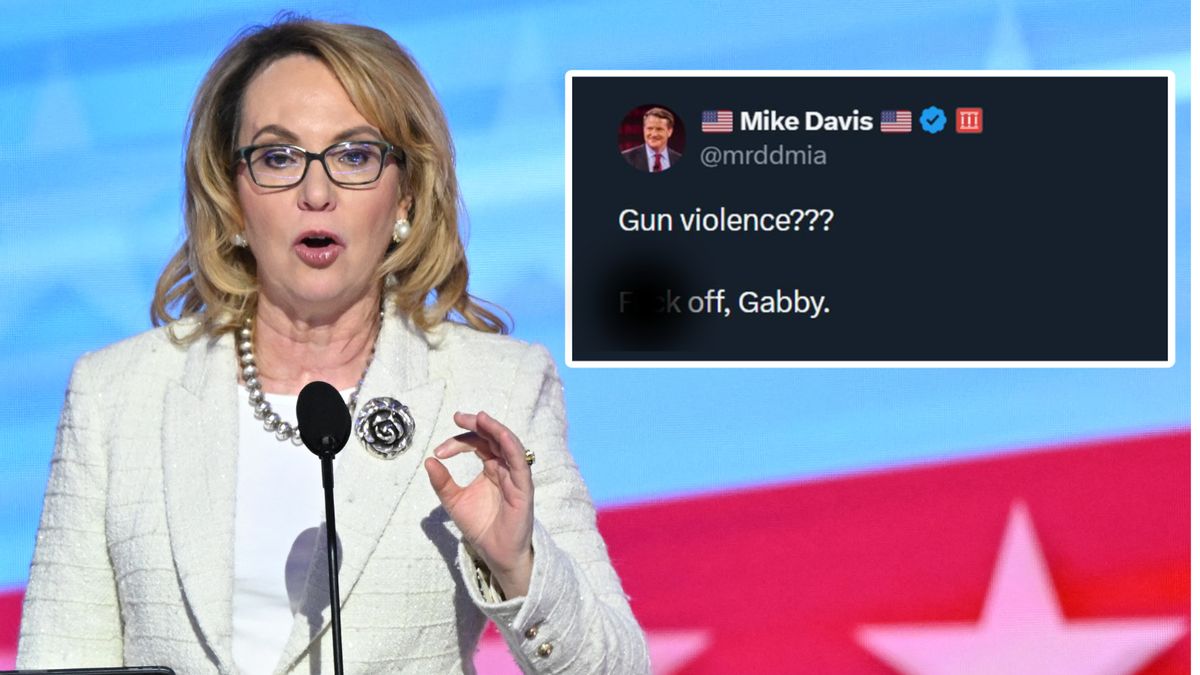 Did Trump ally Mike Davis swear at Gabby Giffords after she posted about slain National Guard member?