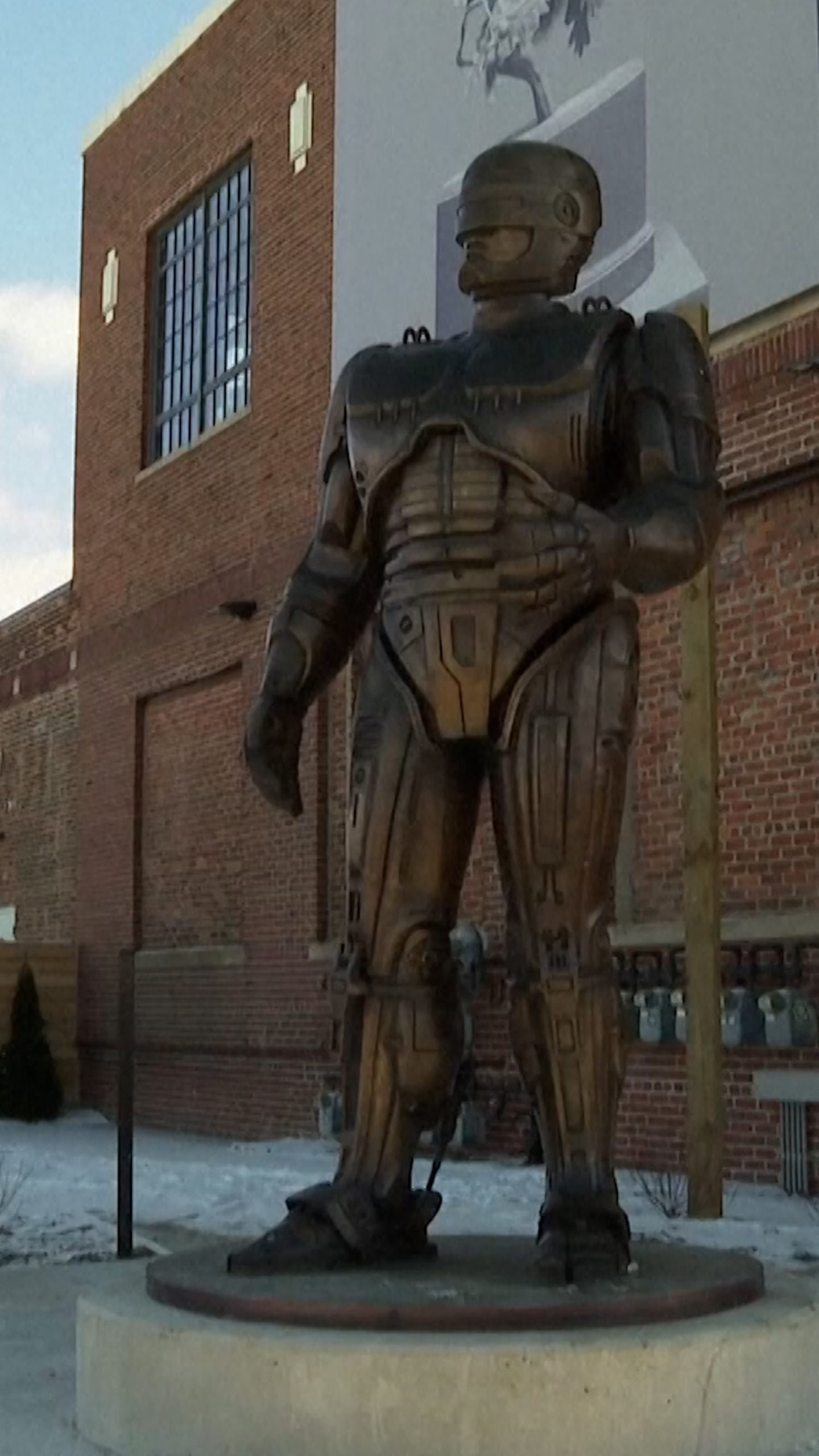 RoboCop stands watch over Detroit