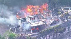 ‘We’ve lost everything’: Australia wildfire rips through homes