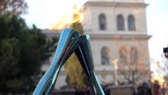 Olympics flame arrives in Rome ahead of Winter Games