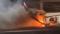 Watch: Flames and thick smoke surround plane in Brazil after fire breaks out