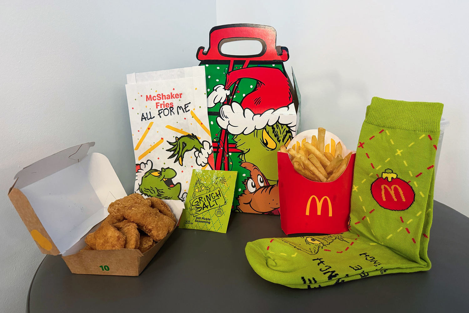 McDonald’s is seeing green with its Grinch meal