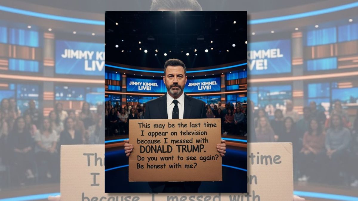 Be wary of images showing Jimmy Kimmel’s ‘final monologue’ after Trump criticism