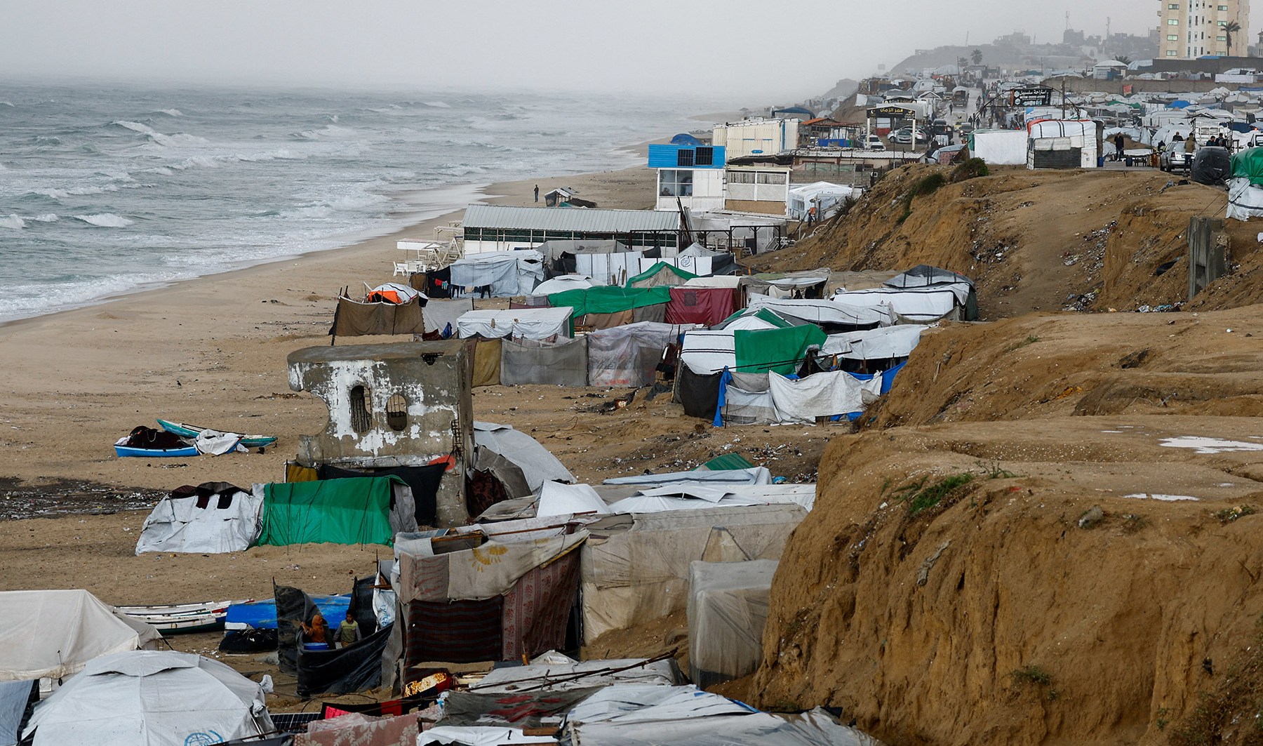 Winter storm devastates Gaza tents amid deepening humanitarian crisis
