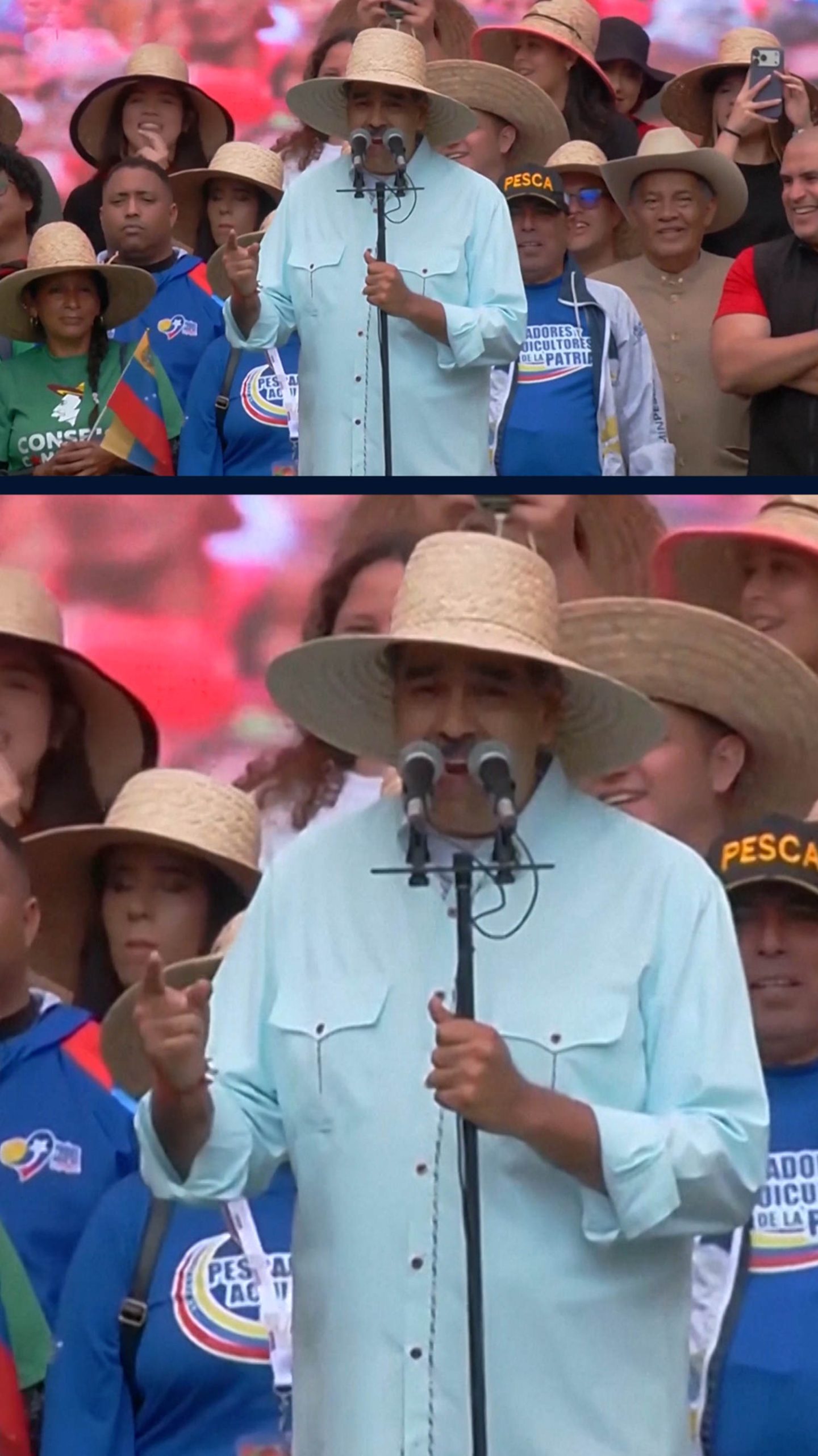 Maduro sings ‘Don’t Worry, Be Happy’ over U.S. threat