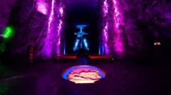 Inside the Colombian cathedral built 180m underground