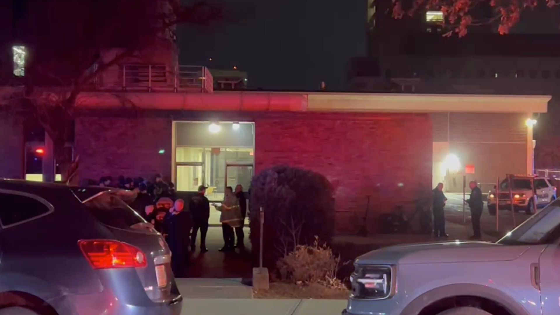 At least two dead and eight critically injured in US university shooting – as police hunt gunman