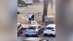Eyewitness captures moment man tackles and disarms Bondi shooter