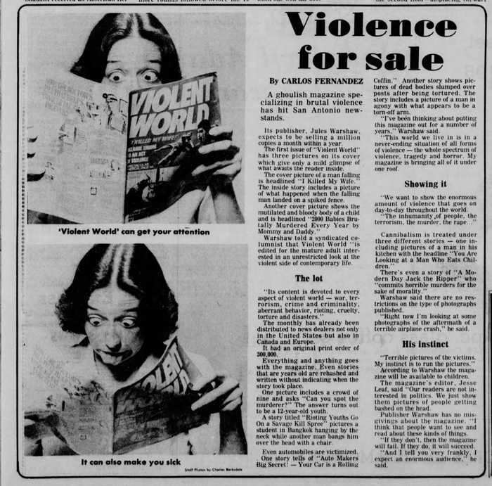 Violent World magazine