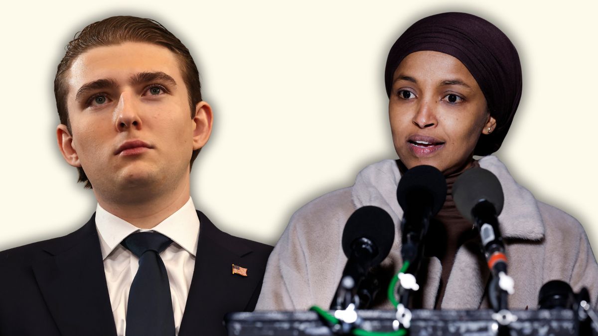 Don’t believe rumor Barron Trump shut down Ilhan Omar on MSNBC