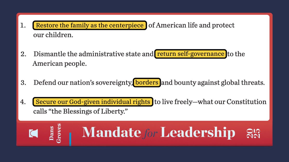 How Trump policies align with Project 2025 on immigration, federal reform and more
