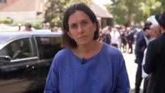 Mourners pay tribute to Rabbi Schlanger during funeral