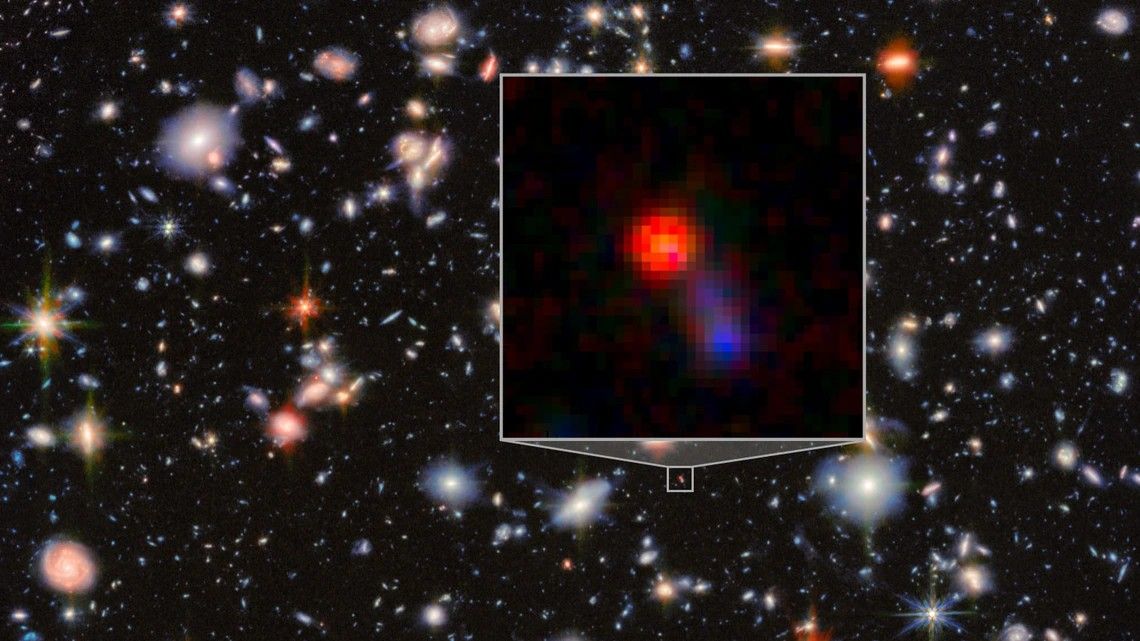 James Webb telescope finds supermassive black hole hidden inside ‘Jekyll and Hyde’ galaxy