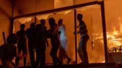 Bangladesh newspaper staff recall ‘gasping for air’ as offices set ablaze