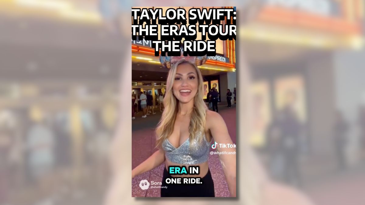 Does a video show Taylor Swift ‘Eras’ ride at Disney World?
