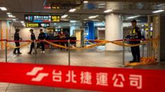 Knife attacker kills three after smoke bombing Taiwan metro