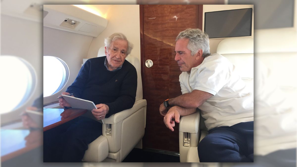 Post claims this photo shows Epstein with Netanyahu. That’s half right