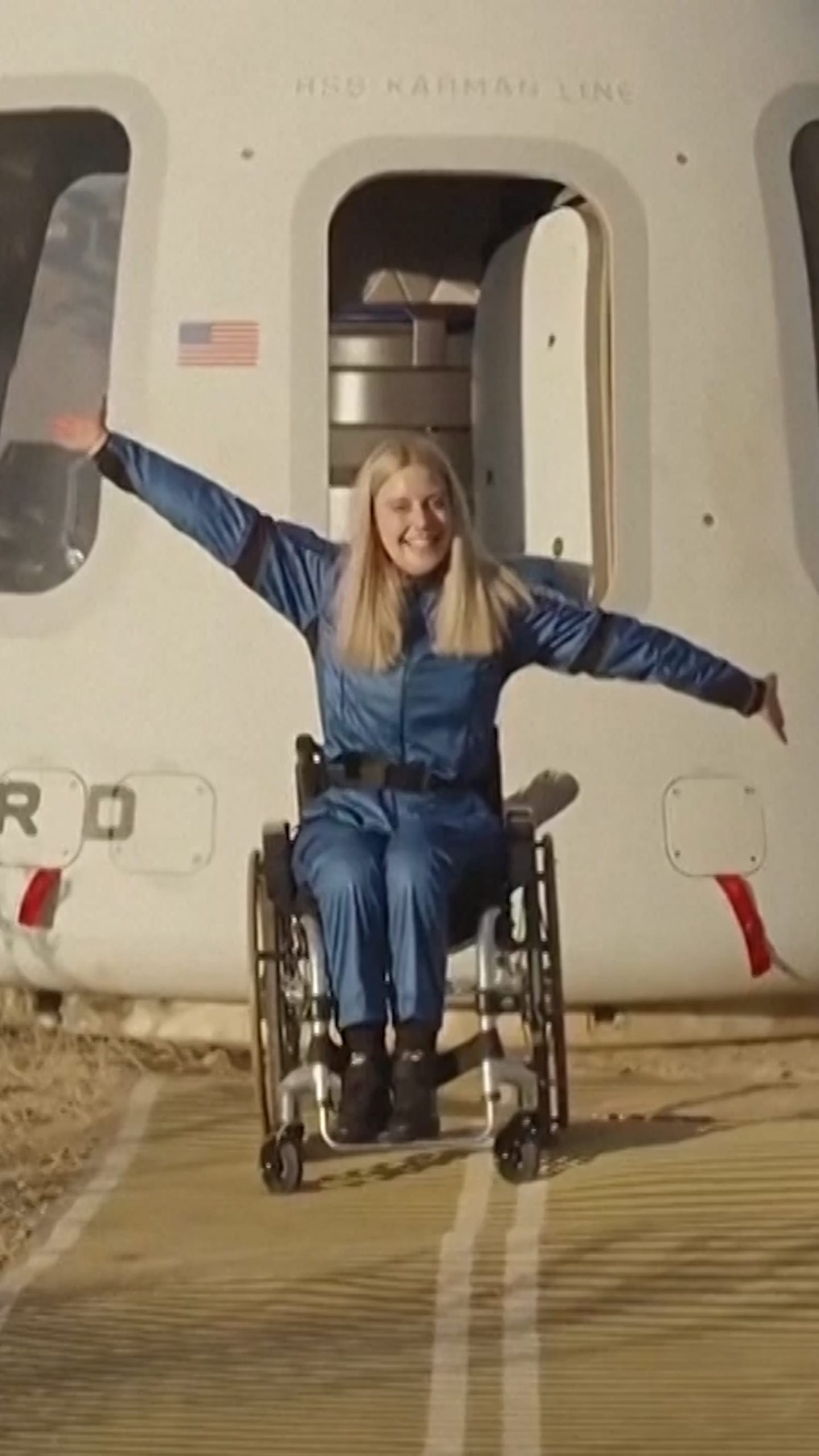 German engineer first wheelchair user to go to space