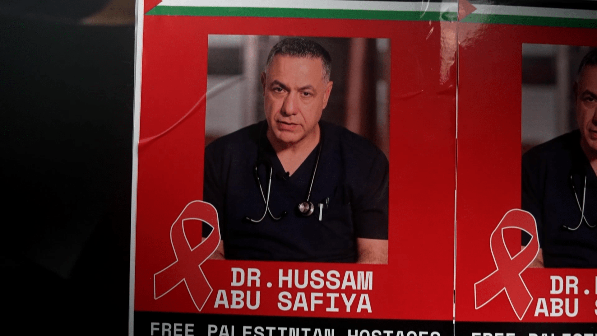 ‘Red Ribbon’ vigil for Palestinian prisoners held by Israel