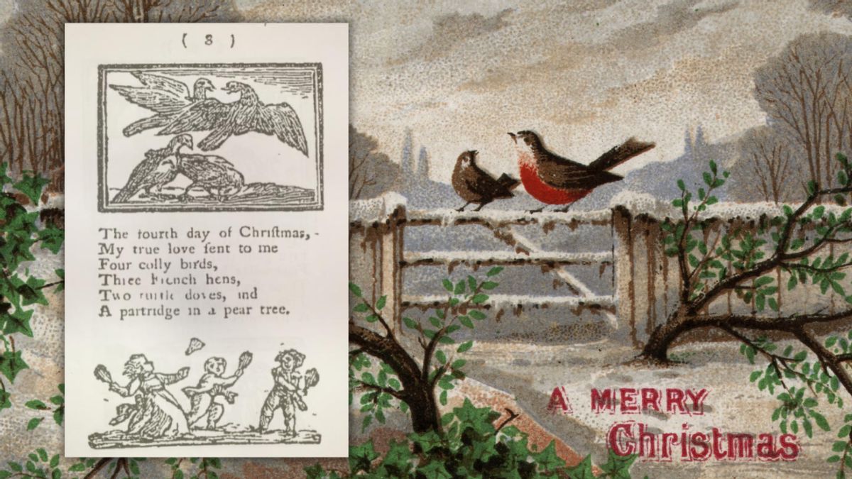 Did ‘The Twelve Days of Christmas’ lyrics once say ‘colly birds’ instead of ‘calling birds’?