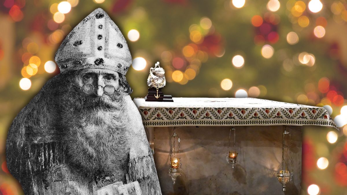 Have Santa’s bones been leaking liquid for 1,700 years?