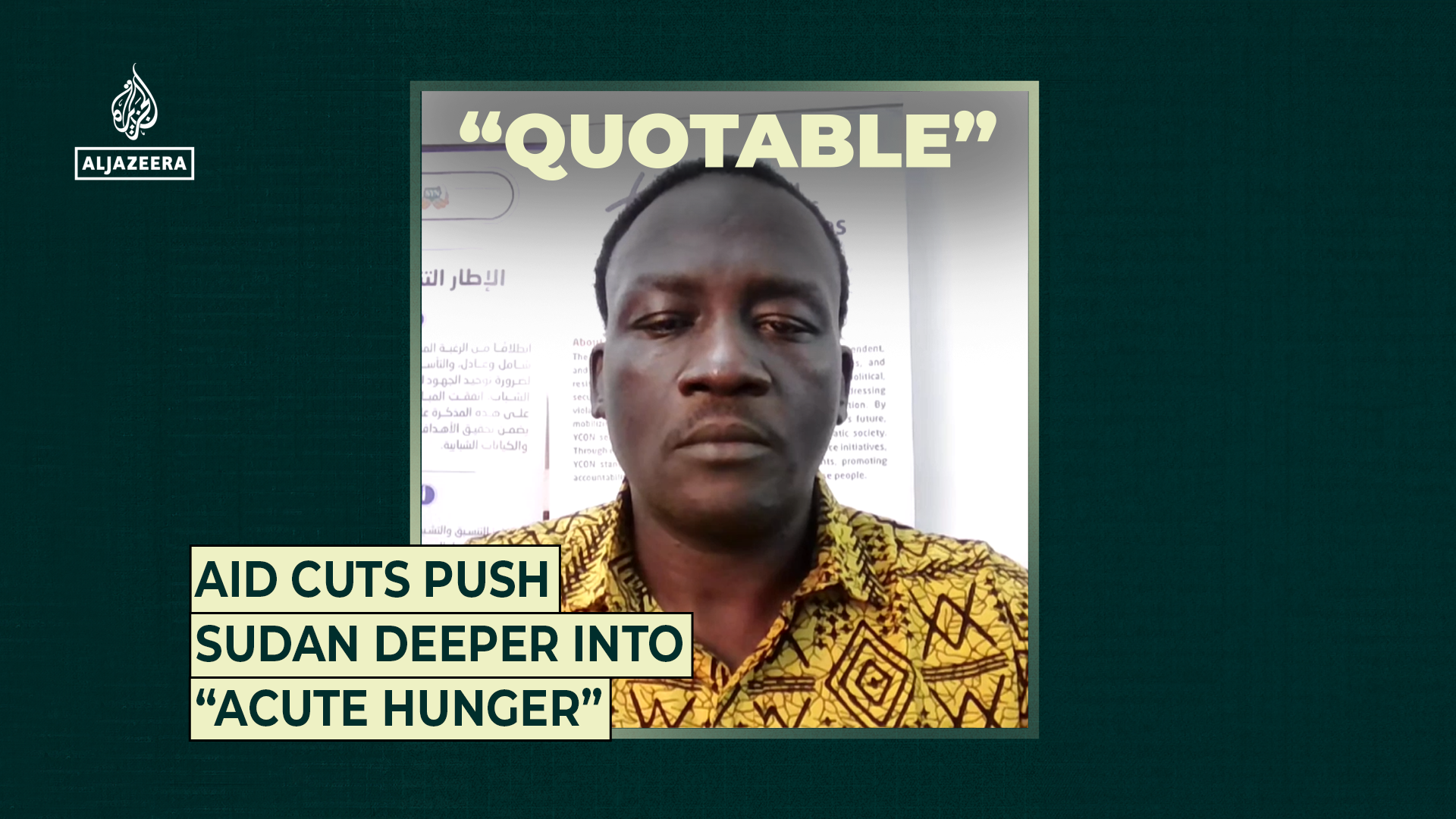 Aid cuts push Sudan deeper into “acute hunger”