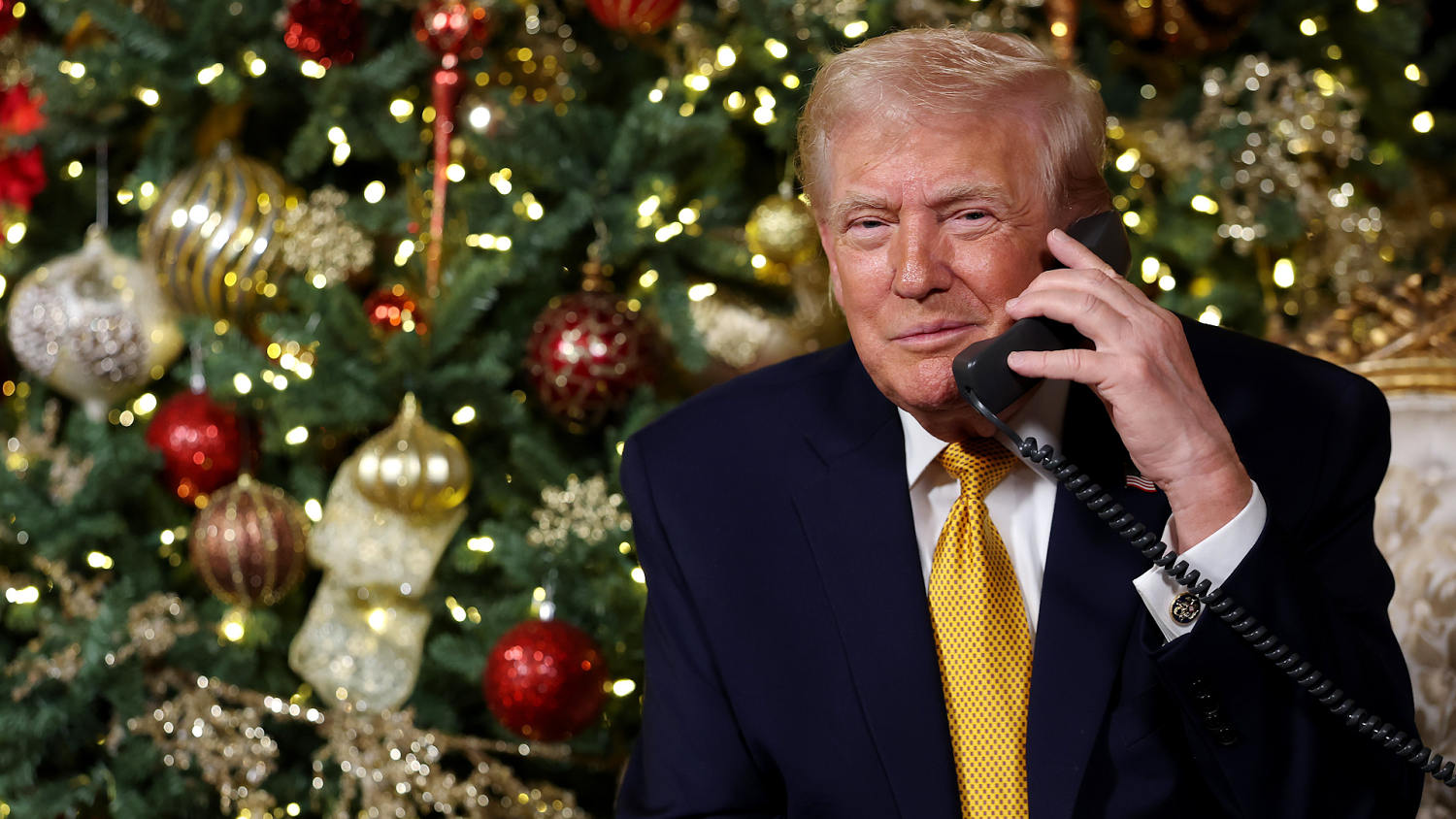 Trump participates in NORAD Santa calls from kids on Christmas Eve