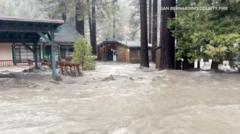 Heavy rain storms in California leave three dead as of Christmas night