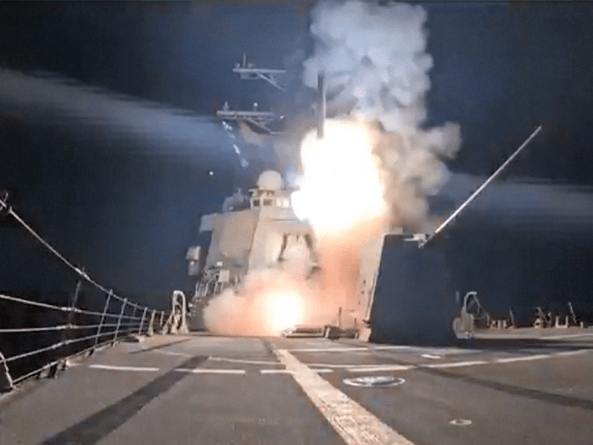 US releases missile launch video after northwest Nigeria strike