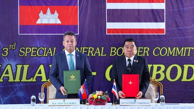Thailand, Cambodia sign new ceasefire deal to end weeks of border fighting