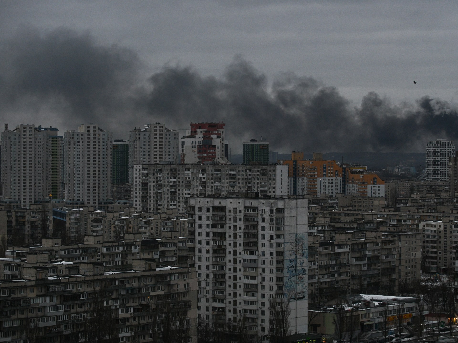 Russia hammers Ukraine’s capital ahead of Trump-Zelenskyy meeting
