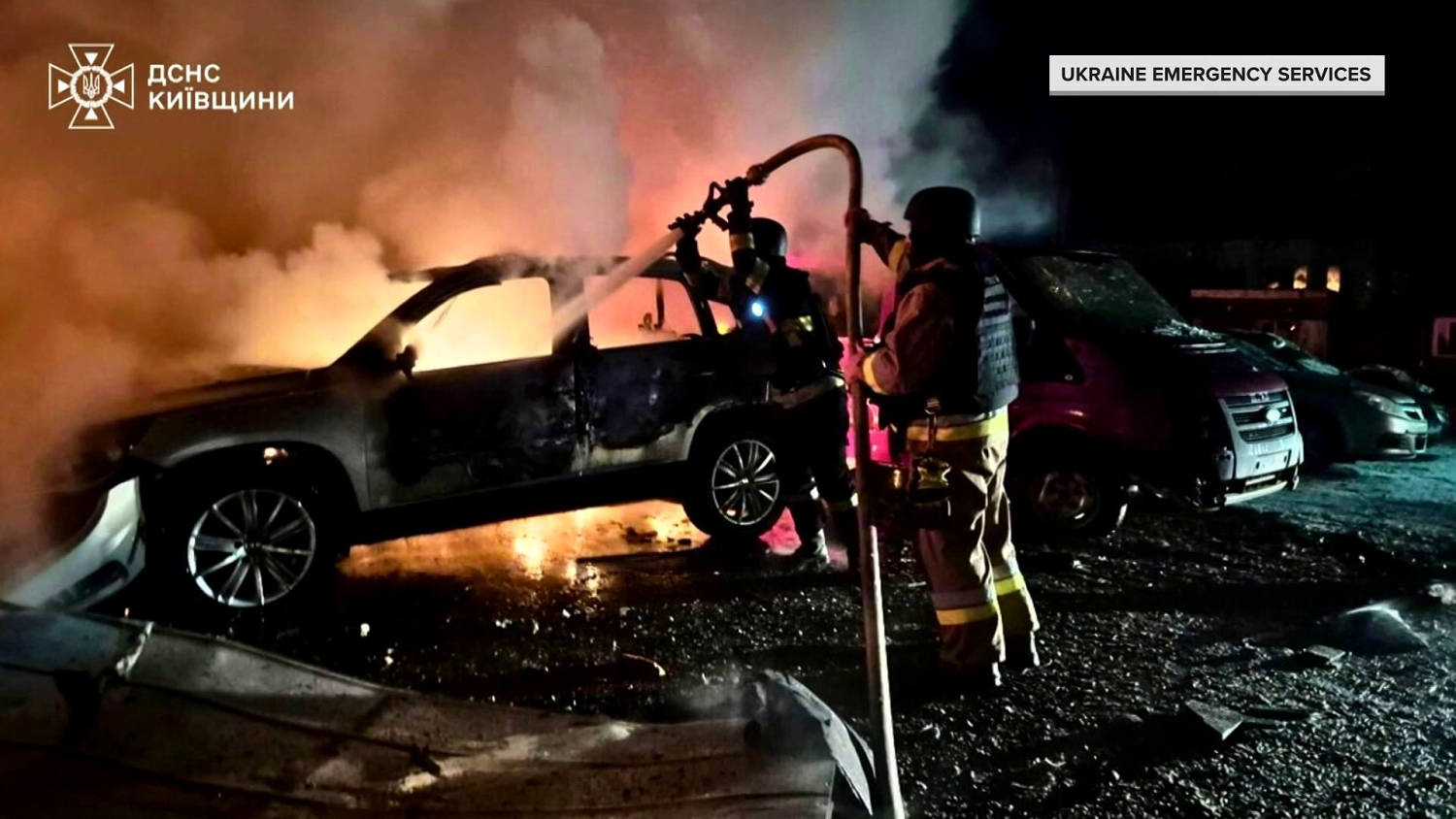 Russia Attacks Kyiv Ahead of Trump and Zelenskyy Meeting