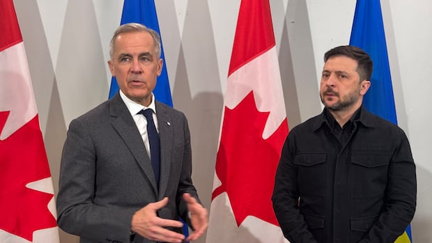 Carney announces $2.5B in economic aid to assist Ukraine during meeting with Zelenskyy