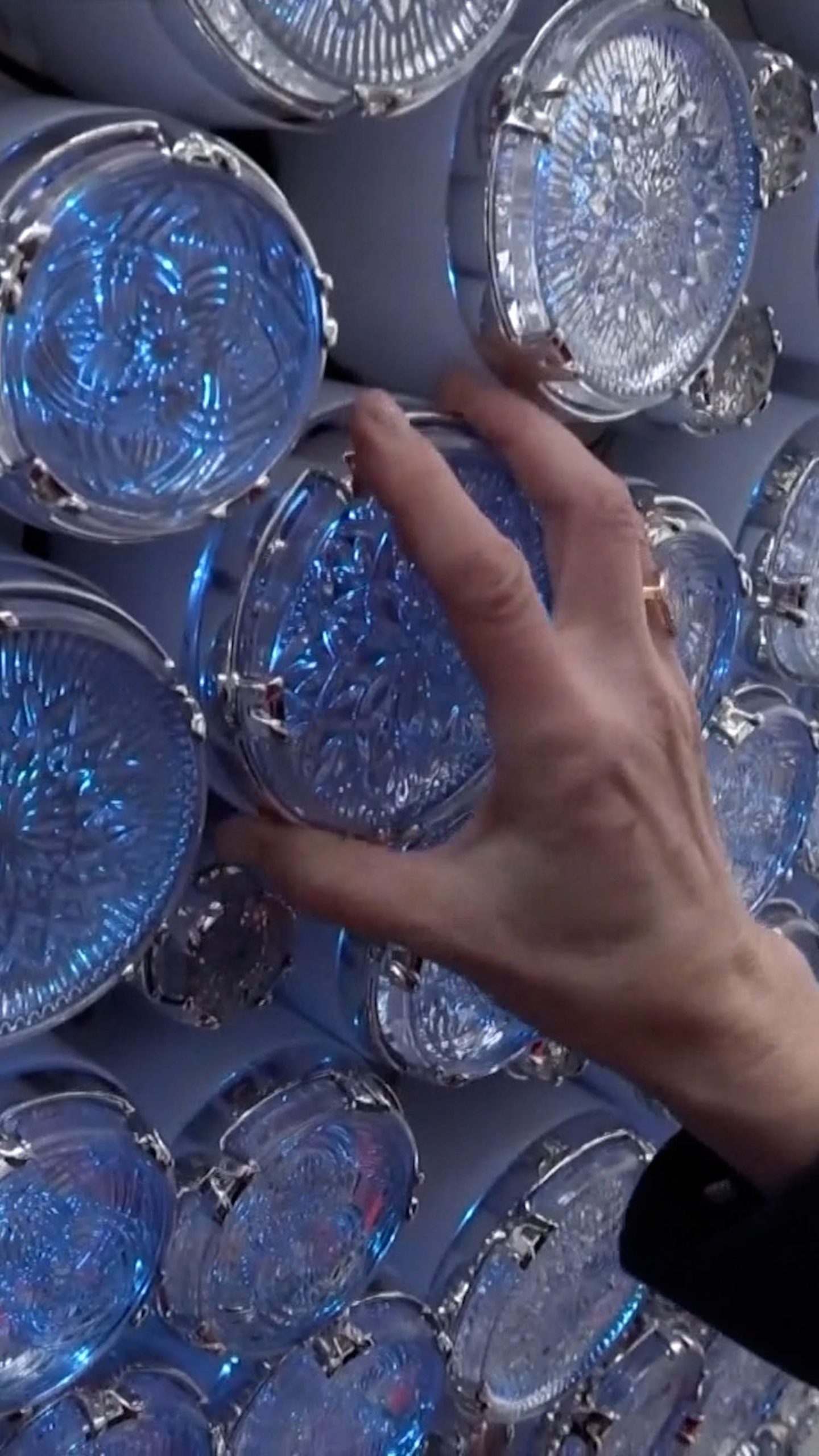 Last crystal placed in Times Square ball