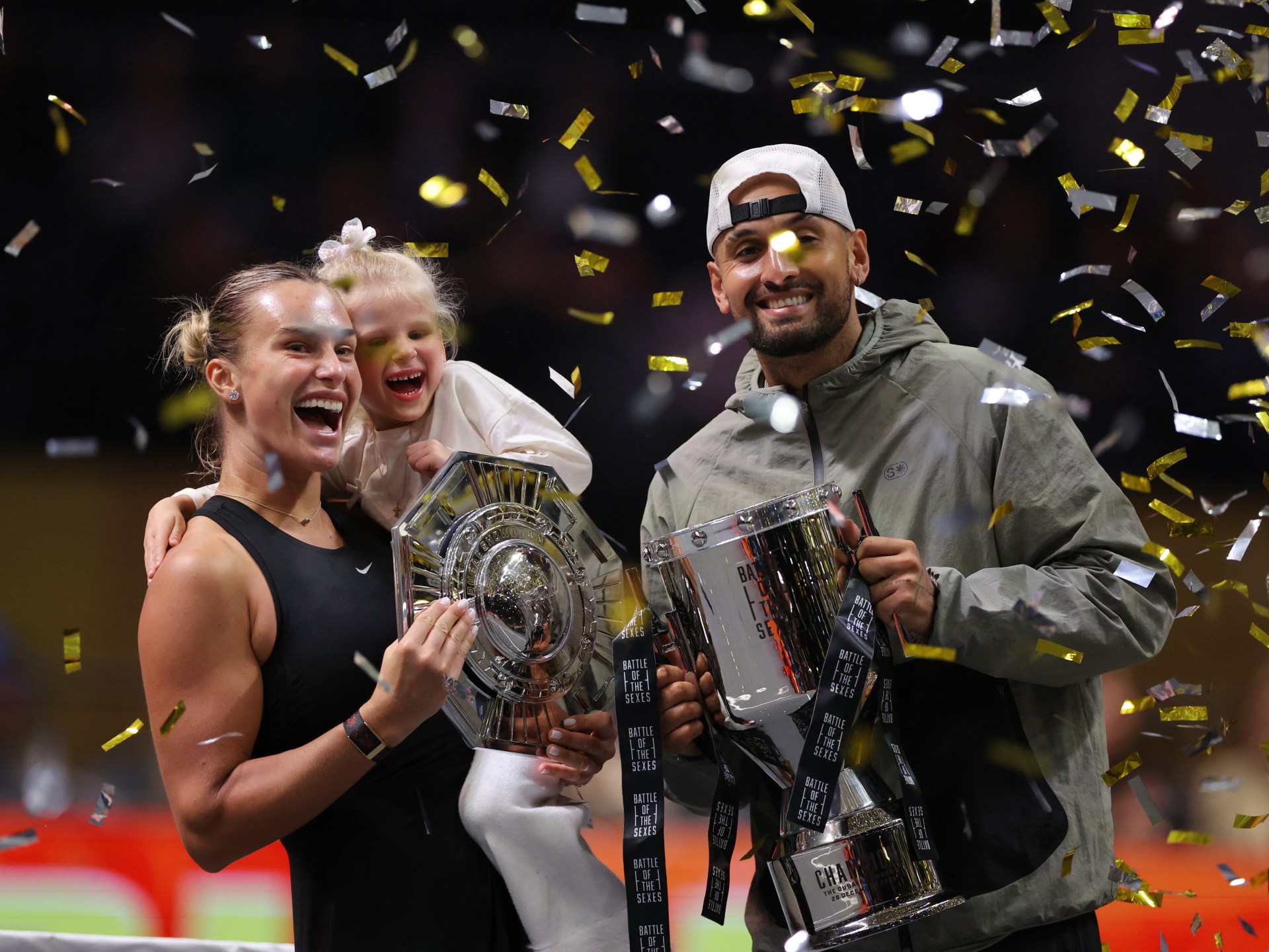 Kyrgios beats Sabalenka 6-3, 6-3 in ‘Battle of the Sexes’ tennis showdown