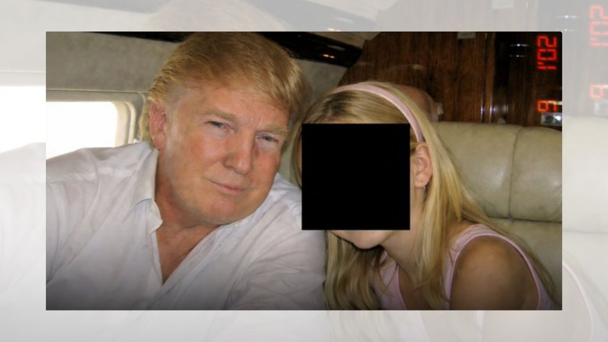 Watch out for image of Trump with young girl. There’s no evidence it’s real